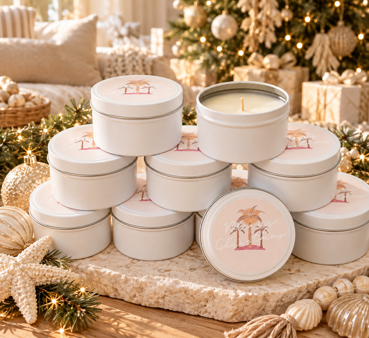 Tropical Christmas | 200 mL Tin Candle