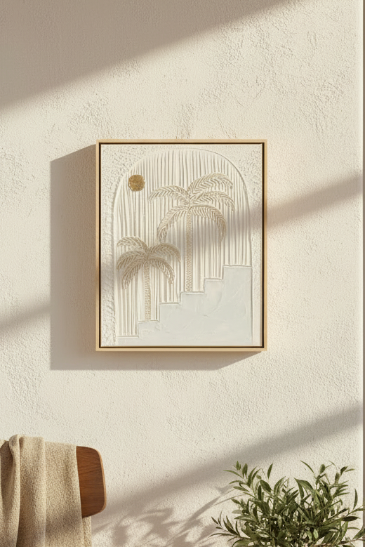 Amalfi Palms | Sand & Blue -