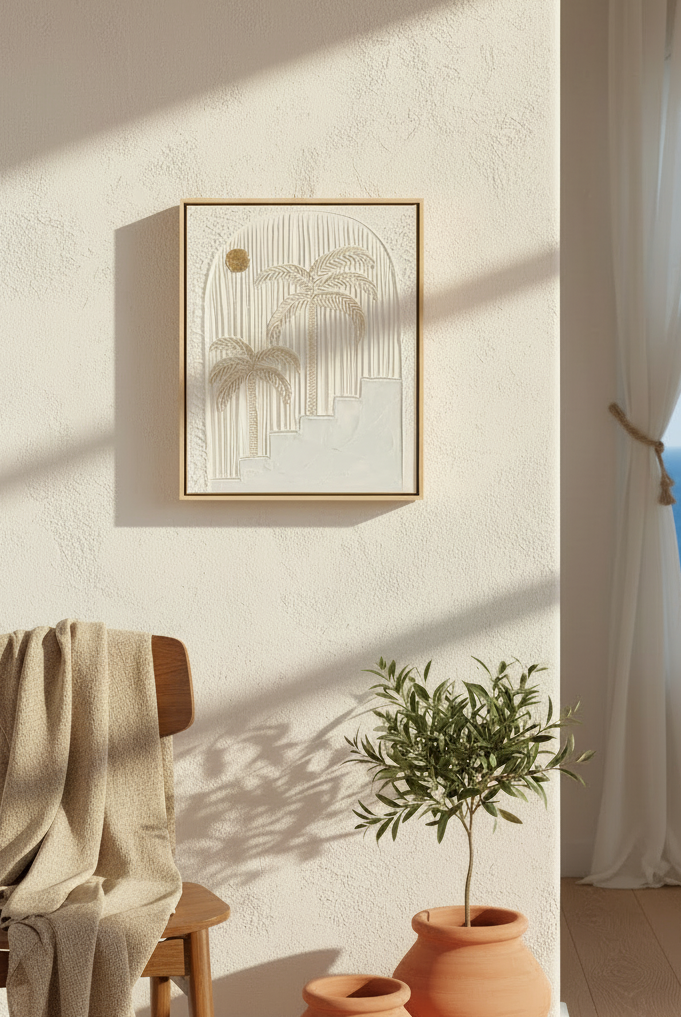 Amalfi Palms | Sand & Blue -