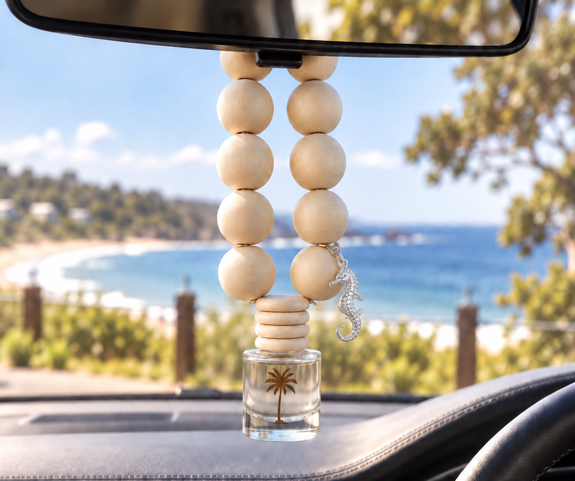 Tigerlily By The Sea | Car Diffuser | Silver Seahorse