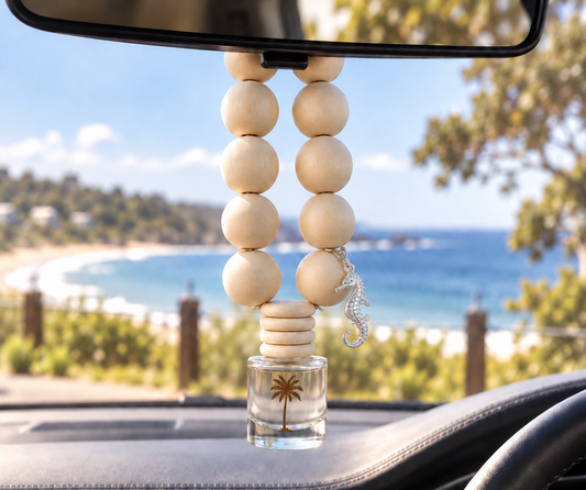 Tigerlily By The Sea | Car Diffuser | Silver Seahorse