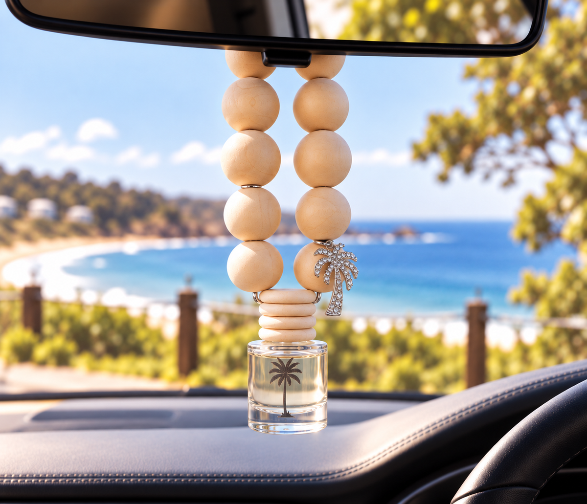 Palm Paradise | Car Diffuser | Silver