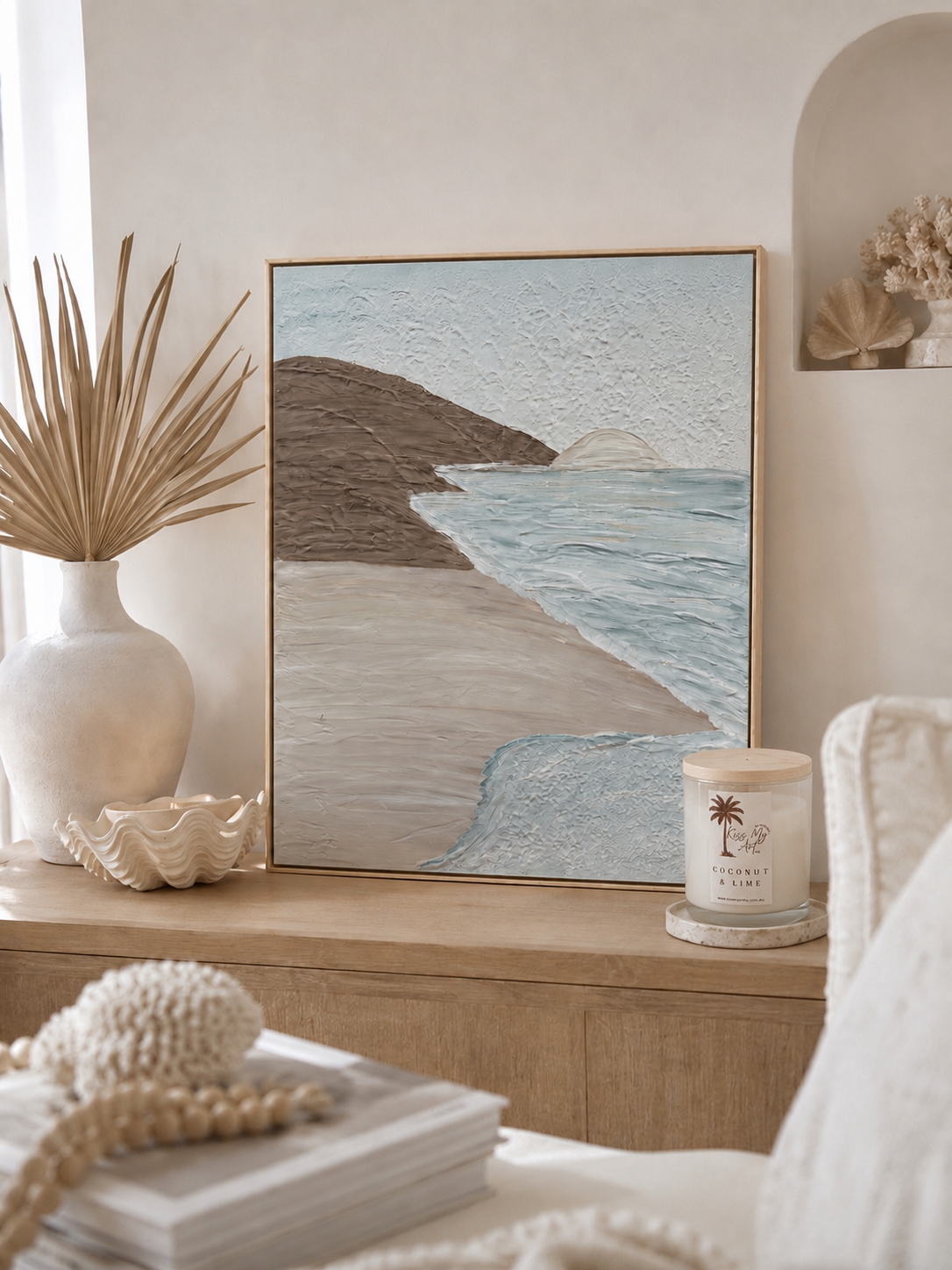 Hidden Cove | LIMITED EDITION PINE FRAME | 60x76.2cm