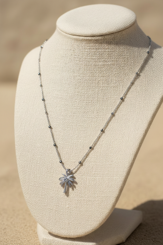 Palm Cove Necklace | Silver