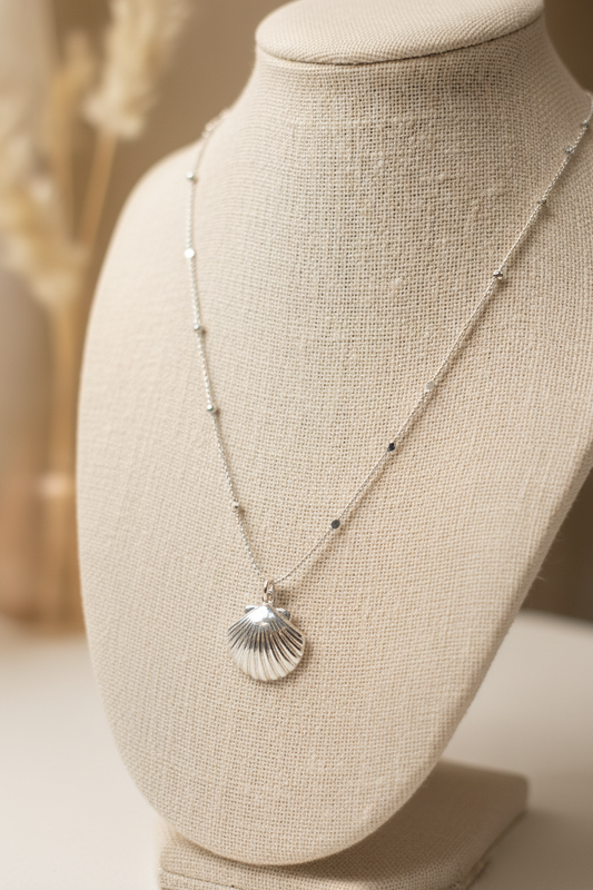 Seashell Island Necklace | Silver