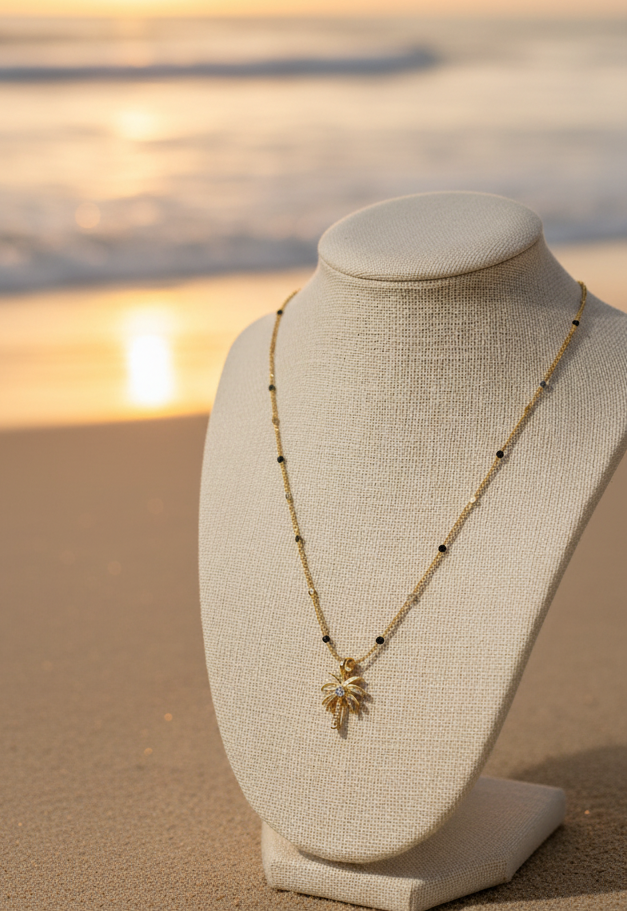 Palm Cove Necklace | Gold