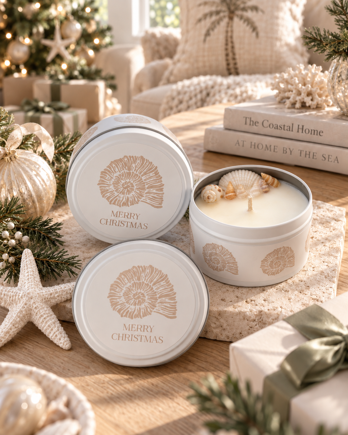 Beachside Christmas | 200 mL Tin Candle