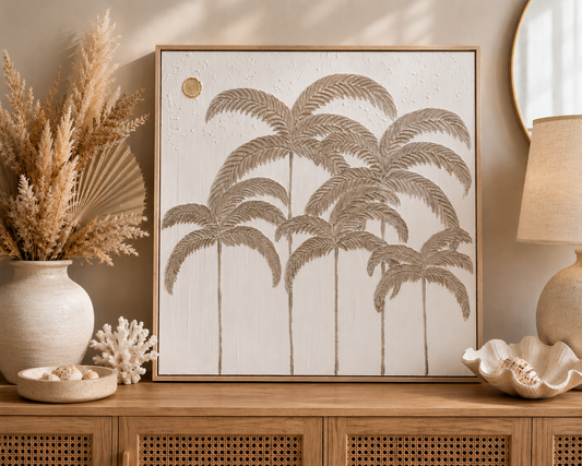 Family of Palms | Limited Edition Pine Framed | Available Now