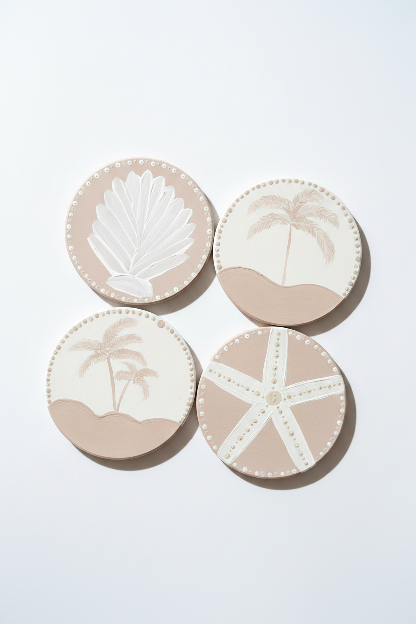 Coastal Daydream Coasters | Set of 4
