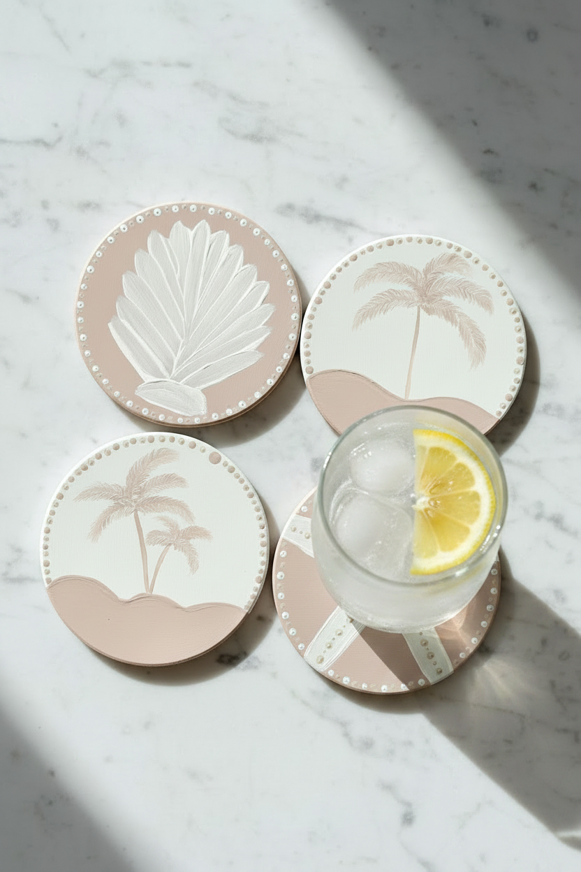 Coastal Daydream Coasters | Set of 4
