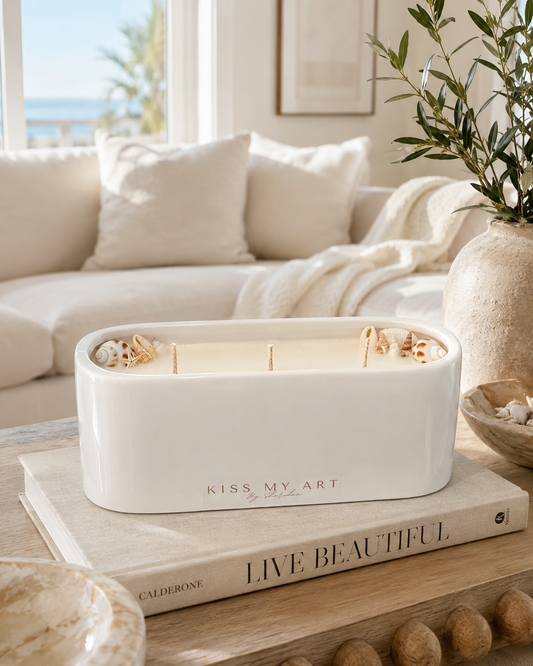 Ocean Luxe Candle | 1300ml | White