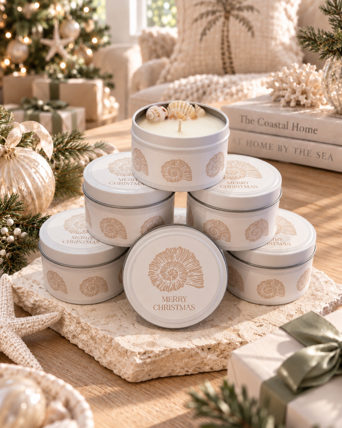 Beachside Christmas | 200 mL Tin Candle