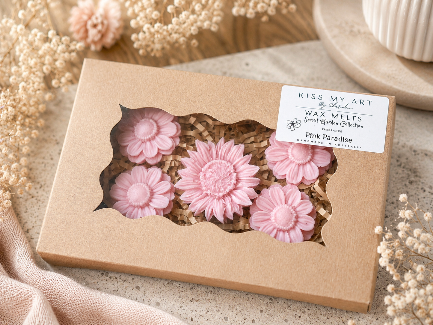 Secret Garden Collection | Wax Melts Box | Pink Paradise