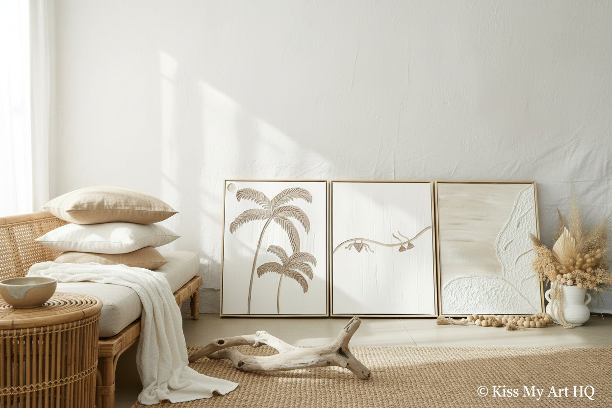 Seaside Escape Trio | Tan -