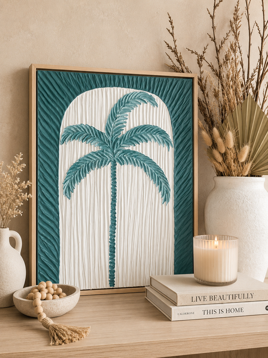 My Muse Palm | Deep Aqua