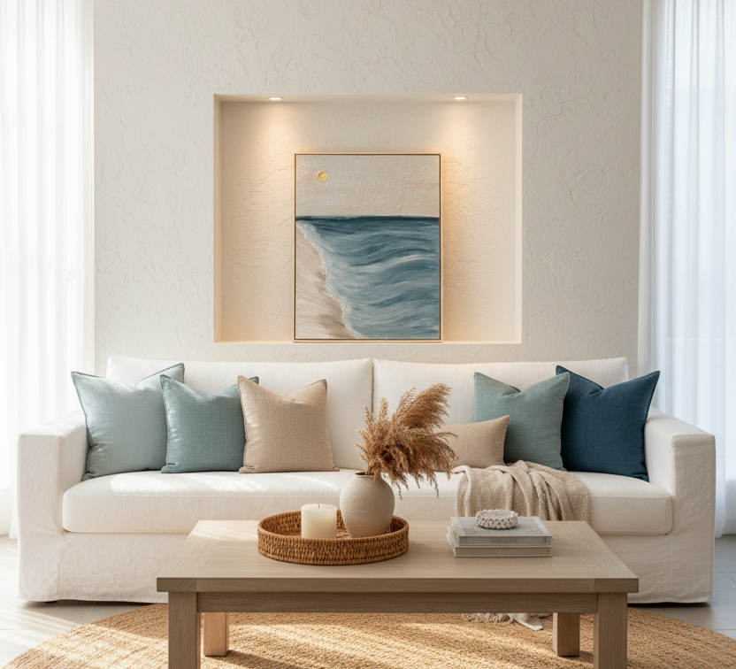 Endless Blue | One & Only | LIMITED EDITION PINE FRAME