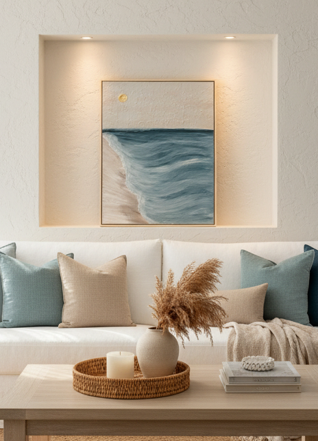 Endless Blue | One & Only | LIMITED EDITION PINE FRAME