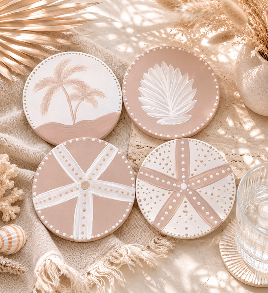 Coastal Daydream Coasters | Set of 4
