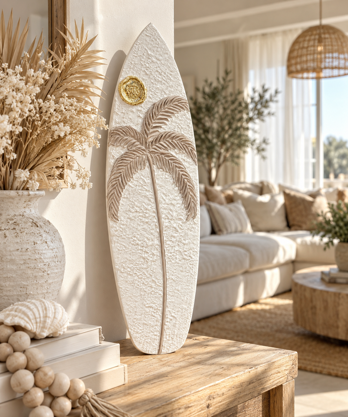 Beach Vibes | Surfboard | Neutral