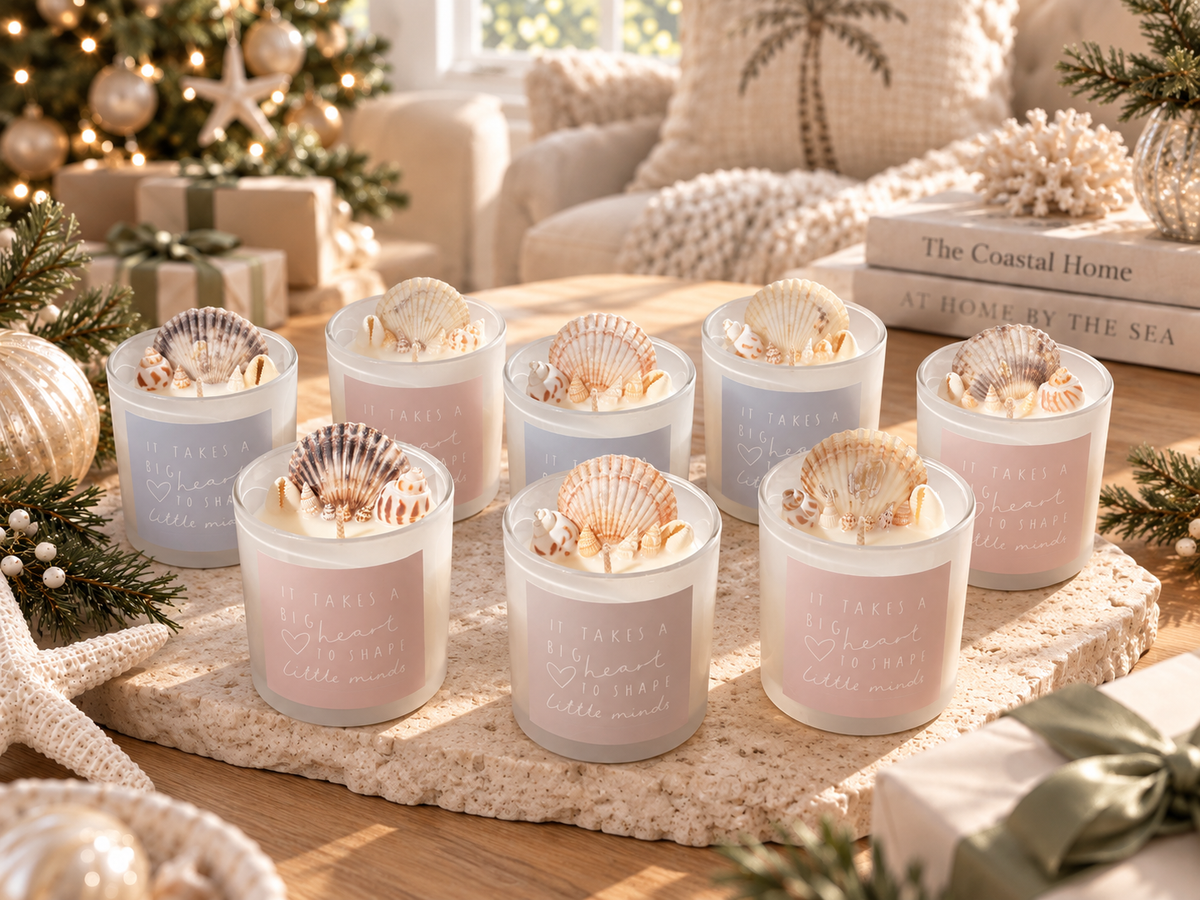 Teacher Appreciation Candle | Soft Blue