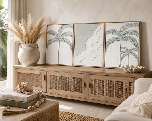Cali Beach Trio |Sage & White