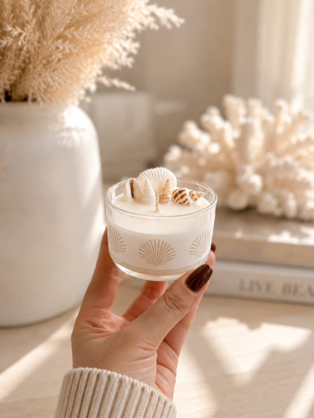 Little Seashell Kisses | Petite Candle