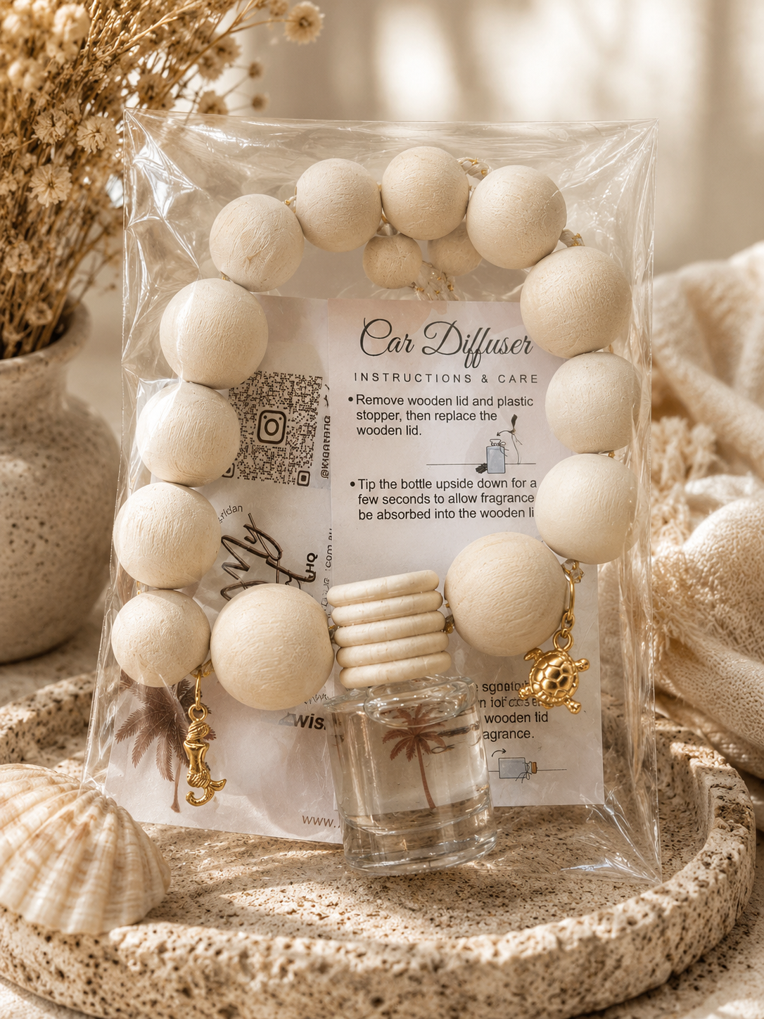 Tigerlily By The Sea | Car Diffuser | Mermaid & Turtle