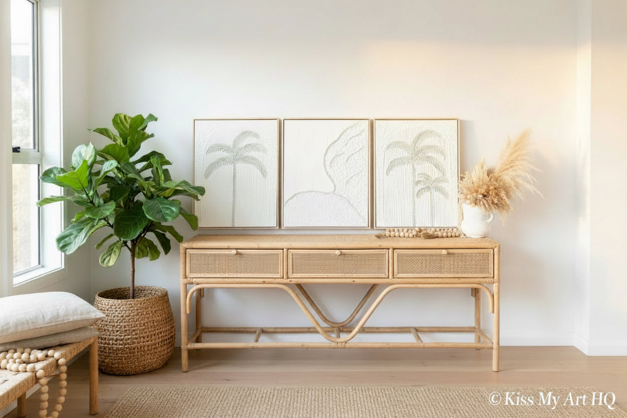 Coastal Calm Trio |Soft Sage & White -