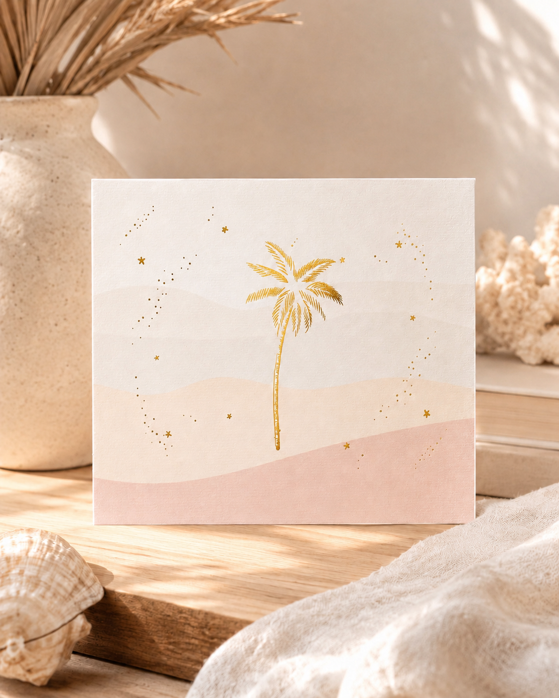 Golden Palm  | Greetings Card