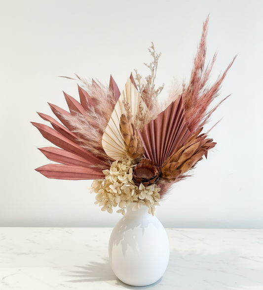 Signature Preserved Arrangement | Pink & Natural