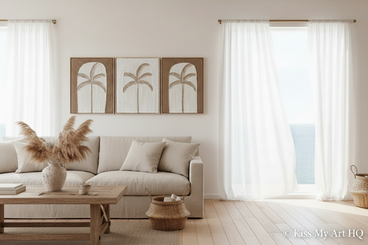 Tropical Muse Trio | Tan & White